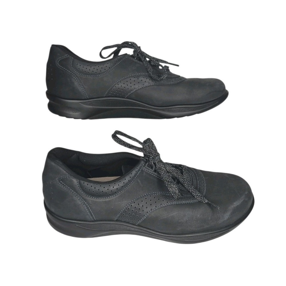 SAS Walk Easy Nero Black Women's Shoes 9 M Workwear Comfort Shoes